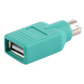Adaptador USB A Jack a mini DIN6 macho (USB a PS/2), USB Female to PS/2 Male