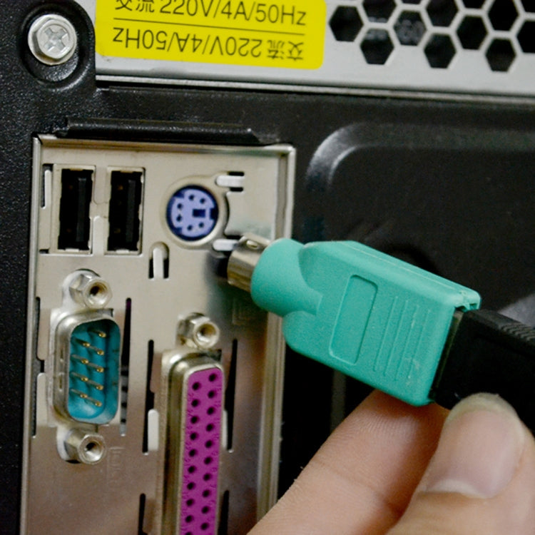 Adaptador USB A Jack a mini DIN6 macho (USB a PS/2), USB Female to PS/2 Male