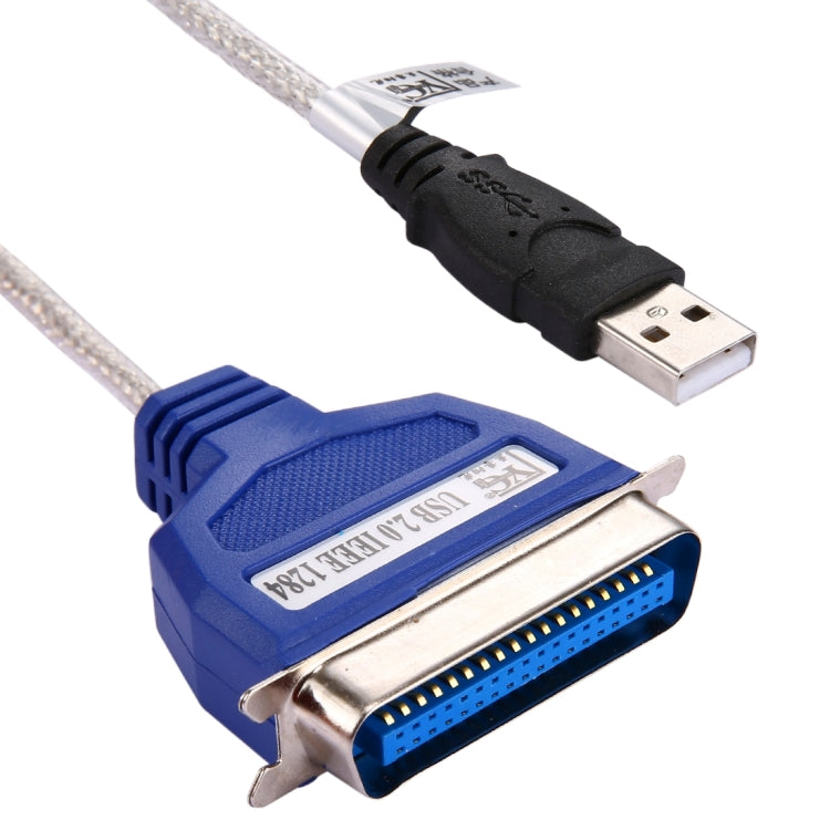 Cable adaptador de impresora USB 2.0 a paralelo 1284 de 36 pines de alta calidad, longitud del cable: aproximadamente 1 m