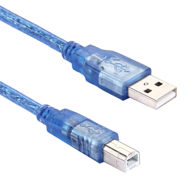 Cable USB 2.0 AM a BM normal, con 2 núcleos, longitud: 1,8 m (azul)