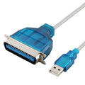 Cable de impresión USB 2.0 a IEEE1284, longitud: 1,5 m, USB 2.0 to IEEE1284 (Blue)