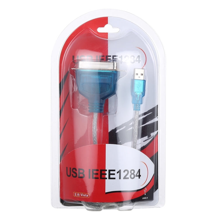 Cable de impresión USB 2.0 a IEEE1284, longitud: 1,5 m, USB 2.0 to IEEE1284 (Blue)
