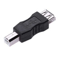 Adaptador USB 2.0 A hembra a B macho, conector AF a BM, convertidor para impresora