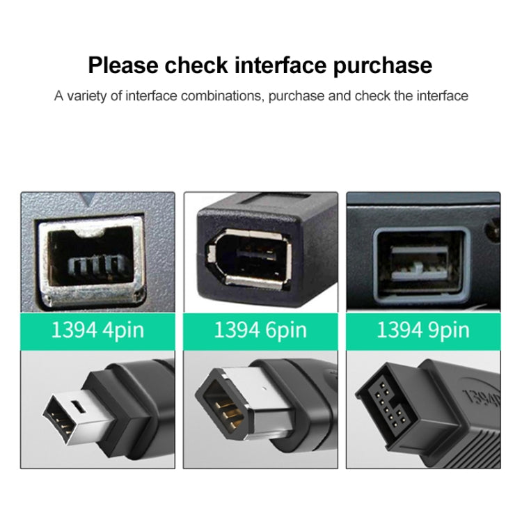 Cable Firewire 800 IEEE1394B de 9 pines a macho de 9 pines, longitud: 1,8 m, 9Pin to 9Pin(1.8m)