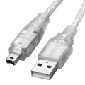 Cable iLink USB 2.0 macho a Firewire iEEE 1394 macho de 4 pines, longitud: 1,2 m, USB AM to 4Pin(1.5m)