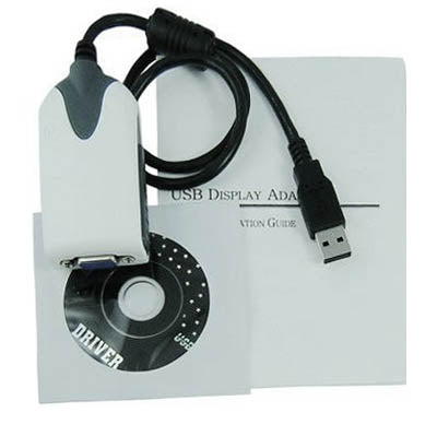 Adaptador USB a VGA para múltiples monitores y múltiples pantallas, resolución: 1680 x 1050, USB 2.0 (Resolution: 1680 x1050)