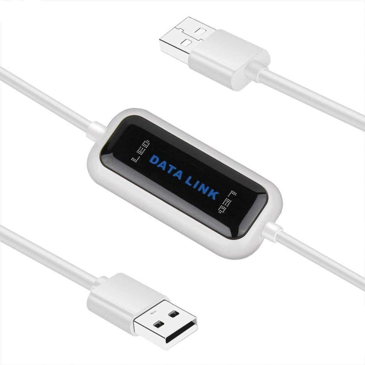 Cable de enlace de datos USB 2.0 de alta velocidad, intercambio de datos de PC a PC, Plug and Play, longitud: 165 cm