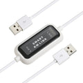 Cable de enlace inteligente KM USB 2.0 de alta velocidad, teclado y mouse de PC a PC para compartir, Plug and Play, longitud: 165 cm