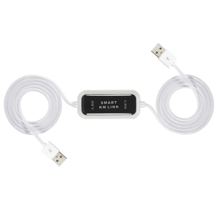 Cable de enlace inteligente KM USB 2.0 de alta velocidad, teclado y mouse de PC a PC para compartir, Plug and Play, longitud: 165 cm