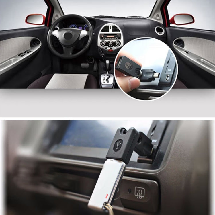 Adaptador USB 2.0 AF de alta calidad a mini USB OTG, compatible con rotación de 360 grados, USB 2.0 AF