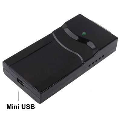 Adaptador de pantalla USB 2.0 a DVI / VGA / HDMI, compatible con Full HD 1080P, ampliable hasta 6 unidades de visualización, USB 2.0 Resolution: 1920*1080