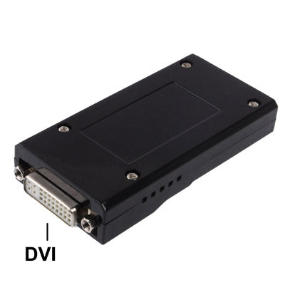 Adaptador de pantalla USB 2.0 a DVI / VGA / HDMI, compatible con Full HD 1080P, ampliable hasta 6 unidades de visualización, USB 2.0 Resolution: 1920*1080