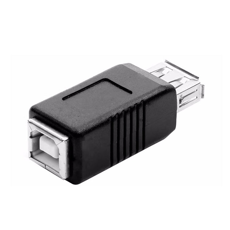 Convertidor de adaptador de impresora USB 2.0 AF a BF, USB 2.0 AF (Black)