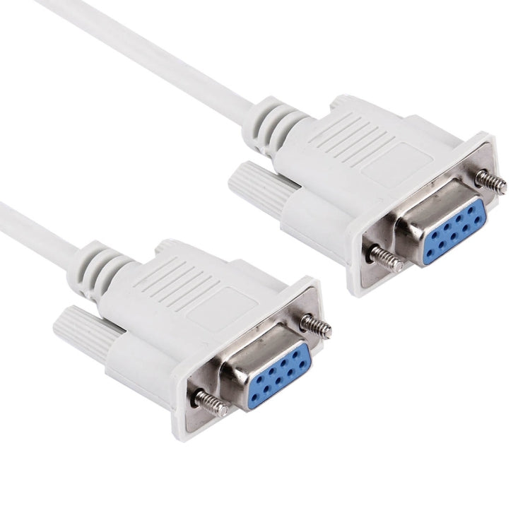 Cable RS232 9P hembra a 9P hembra, longitud: 1,5 m, RS232 Female to Female