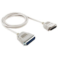 Cable macho IEEE 1284 a RS232 de 25 pines, 25 sb, longitud: 1,5 m, IEEE 1284 to DB25 (18s), IEEE 1284 to DB25 (25s)
