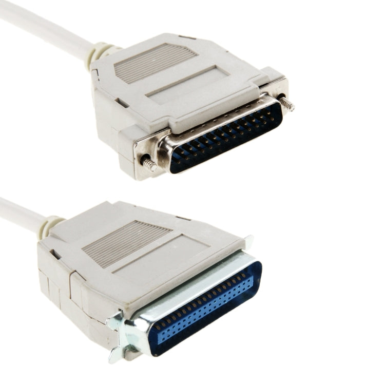 Cable macho IEEE 1284 a RS232 de 25 pines, 25 sb, longitud: 1,5 m, IEEE 1284 to DB25 (18s), IEEE 1284 to DB25 (25s)