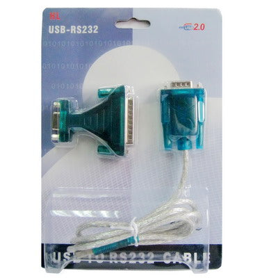 Cable USB a RS232 macho de 9 pines y adaptador RS232 9P hembra a RS232 macho de 25 pines con un solo chip, USB to RS232 with Single Chip