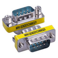 Convertidor adaptador hembra a hembra Serial RS232 DB9 de 9 pines, RS232 Male to Male, RS232 Female to Female