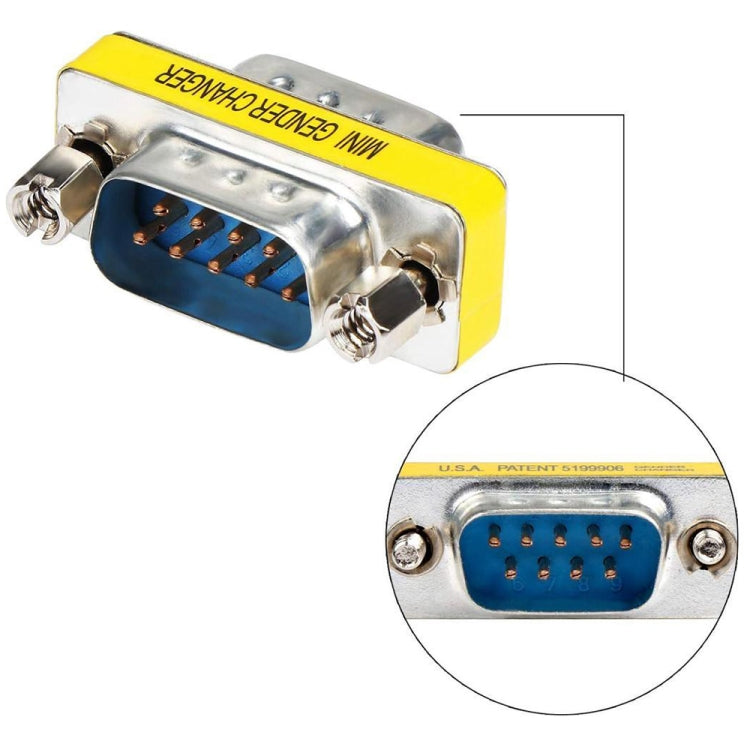 Convertidor adaptador hembra a hembra Serial RS232 DB9 de 9 pines, RS232 Male to Male, RS232 Female to Female
