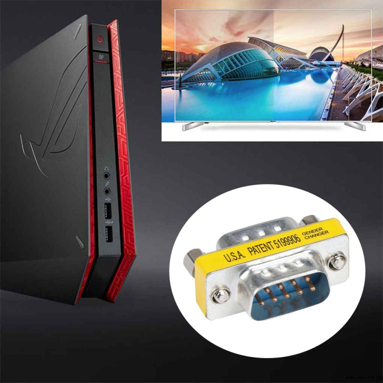 Convertidor adaptador hembra a hembra Serial RS232 DB9 de 9 pines, RS232 Male to Male, RS232 Female to Female
