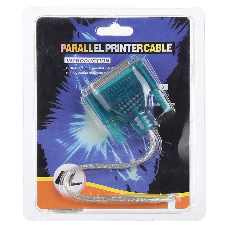 Cable USB 2.0 a DB25 Pin hembra, longitud: 1,5 m, USB to DB25 Female (Blue)
