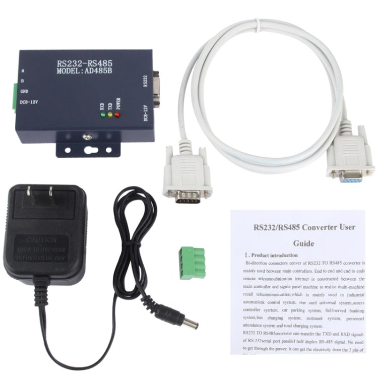 Convertidor de datos RS-232 a RS-485, RS-232 to RS-485