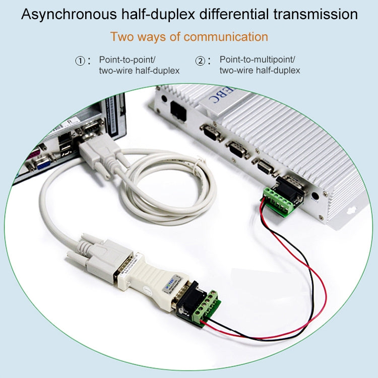 Convertidor de interfaz de comunicaciones de datos RS-232 a RS-485, RS-232 to RS-485 (UT-201)