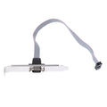 Cable de caja de host de puerto Com DB9 de 9 pines/cable de placa de puerto RS232, longitud: 36cm, RS232,Length: 36cm