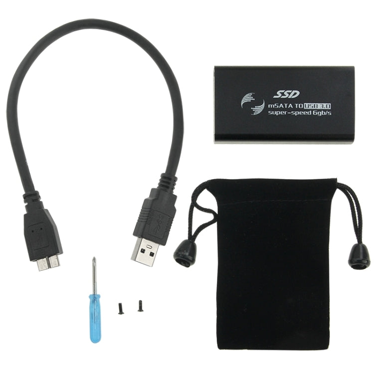 Disco de estado sólido mSATA de 6 gb/s SSD a caja de disco duro USB 3.0