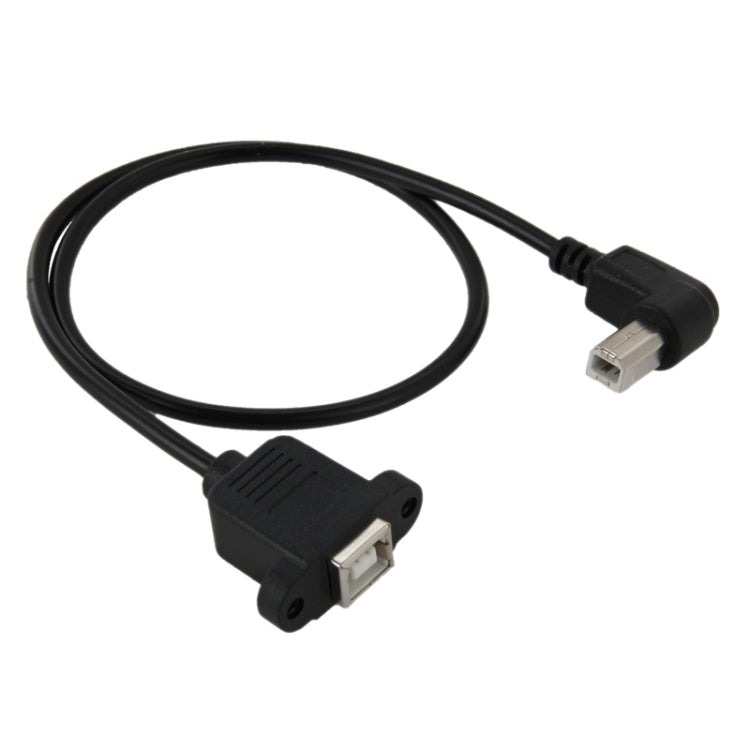 Cable de extensión de impresora/escáner USB 2.0 tipo B macho a hembra para HP, Dell, Epson, longitud: 50 cm