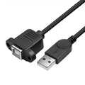 Cable adaptador de impresora/escáner USB 2.0 macho a USB 2.0 tipo B hembra para HP, Dell, Epson, longitud: 50 cm