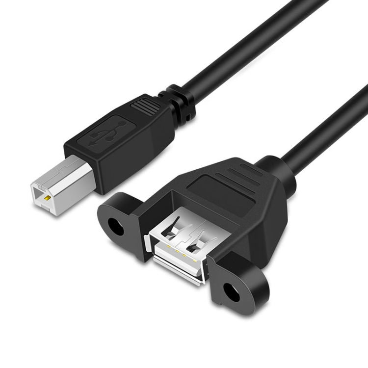 Cable adaptador de impresora/escáner USB 2.0 tipo B macho a USB 2.0 hembra para HP, Dell, Epson, longitud: 50 cm