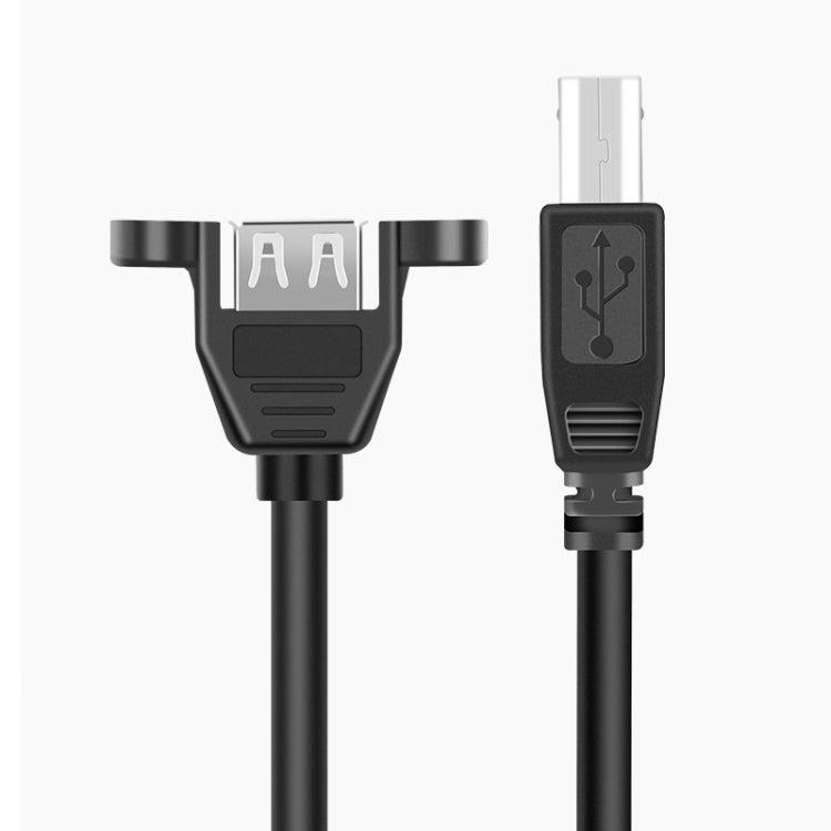 Cable adaptador de impresora/escáner USB 2.0 tipo B macho a USB 2.0 hembra para HP, Dell, Epson, longitud: 50 cm