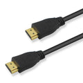 Cable HDMI de 19 pines macho a HDMI de 19 pines macho de 50 cm, versión 1.3, compatible con HD TV / Xbox 360 / PS3, etc. (negro + chapado en oro), Gold Plated HDMI, Length: 50cm