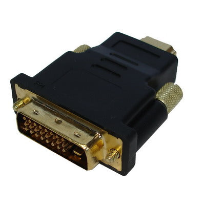 Adaptador HDMI macho de 19 pines a DVI macho de 24 + 1 pines (chapado en oro), HDMI Male to DVI 24+1Pin Male