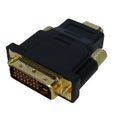 Adaptador HDMI macho de 19 pines a DVI macho de 24 + 1 pines (chapado en oro), HDMI Male to DVI 24+1Pin Male