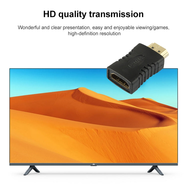 Adaptador chapado en oro HDMI de 19 pines macho a hembra, HDMI Male to Female