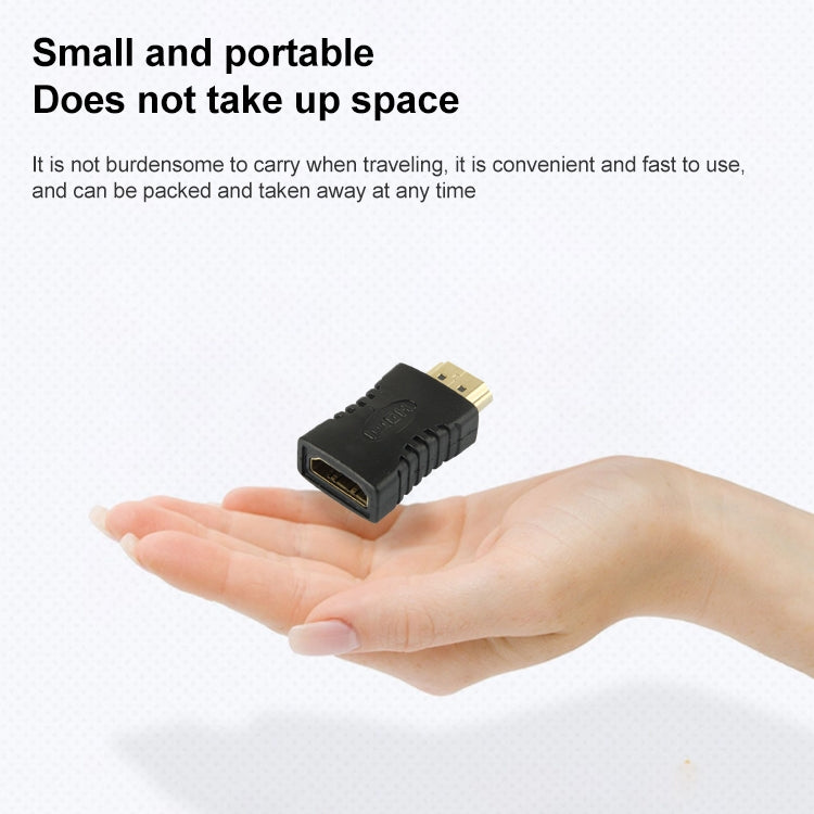 Adaptador chapado en oro HDMI de 19 pines macho a hembra, HDMI Male to Female