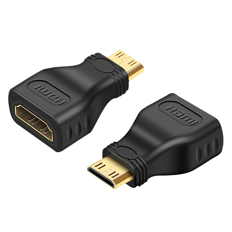 Adaptador mini HDMI macho chapado en oro a HDMI hembra de 19 pines, Mini HDMI Male to HDMI Female