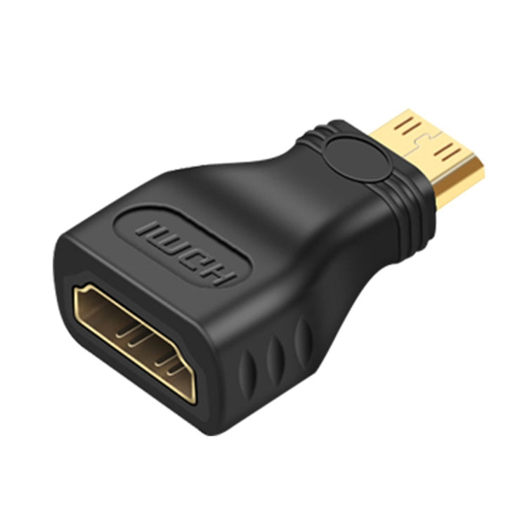 Adaptador mini HDMI macho chapado en oro a HDMI hembra de 19 pines, Mini HDMI Male to HDMI Female