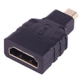 Adaptador Micro HDMI macho a HDMI hembra (chapado en oro), Micro HDMI Male to HDMI Female