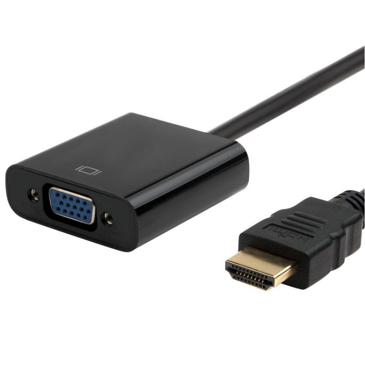 Adaptador de cable HDMI de 19 pines macho a VGA hembra de 20 cm, HDMI Male to VGA Female