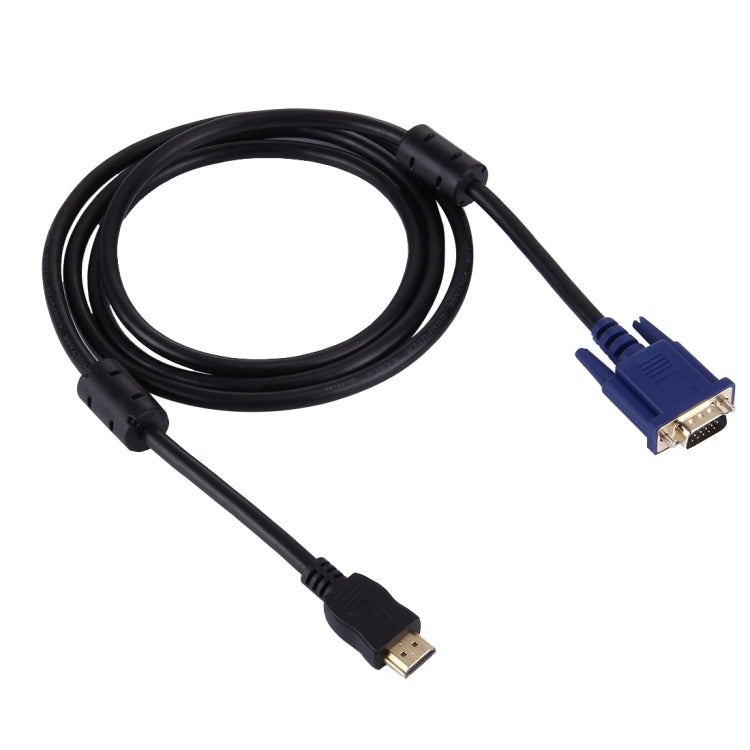 Cable de vídeo HDMI macho a VGA macho de 1,8 m de 15 pines