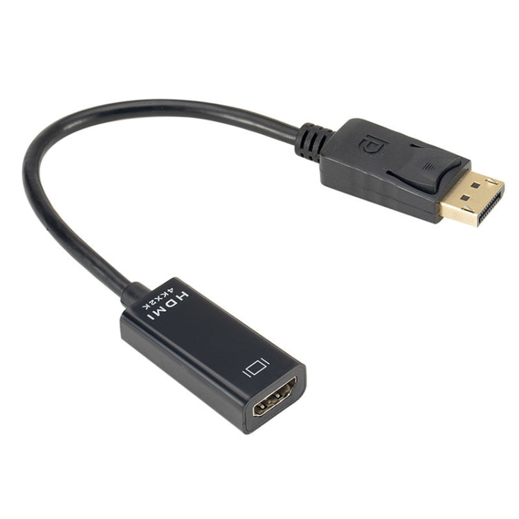 Adaptador de cable de puerto UHD 4K DisplayPort macho a HDMI hembra, longitud: 20 cm, DP to HDMI Black