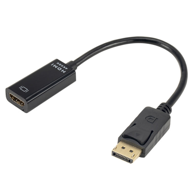 Adaptador de cable de puerto UHD 4K DisplayPort macho a HDMI hembra, longitud: 20 cm, DP to HDMI Black