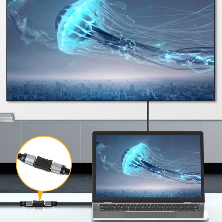 Adaptador hembra chapado en oro de HDMI de 19 pines a HDMI de 19 pines hembra, CF a CF, HDMI Female to Female (CF to CF)