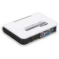 Adaptador HDMI a VGA de 1080P, Cable convertidor de Audio y vídeo Digital a analógico para Xbox 360, PS3, PS4, PC, portátil, TV Box y proyector, HDMI to VGA (White)