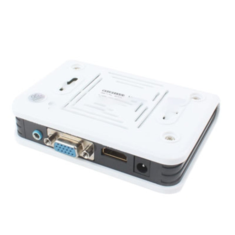 Convertidor de vídeo VGA de audio 1080P a HDMI HD HDTV, VGA to HDMI (White)