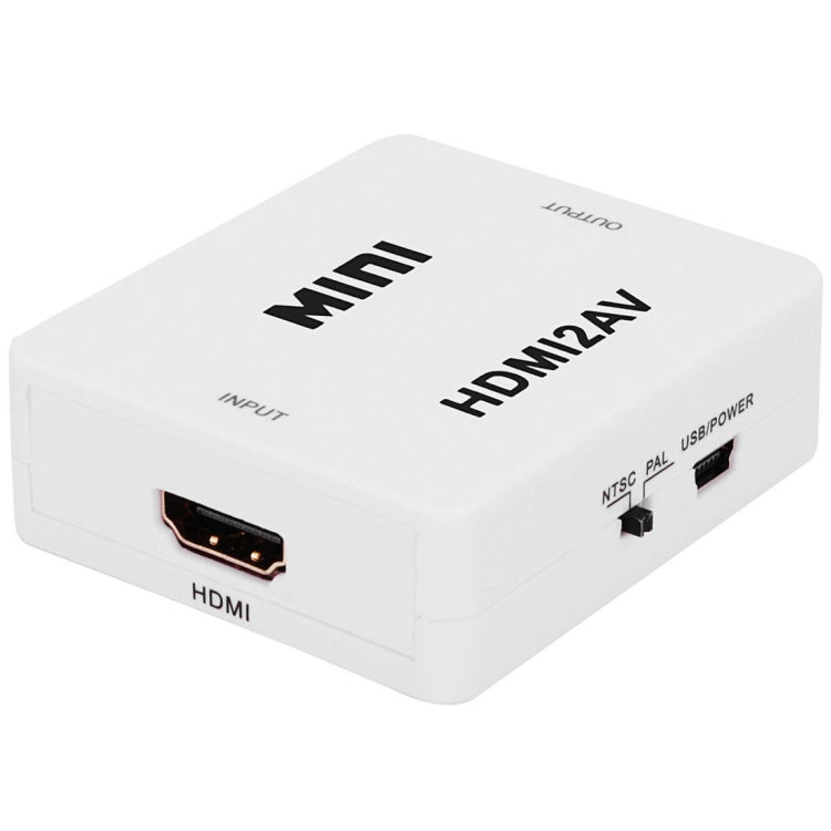 VK-126 Adaptador convertidor de audio MINI HDMI a CVBS/L+R (escalador), MINI HDMI to CVBS/L+R