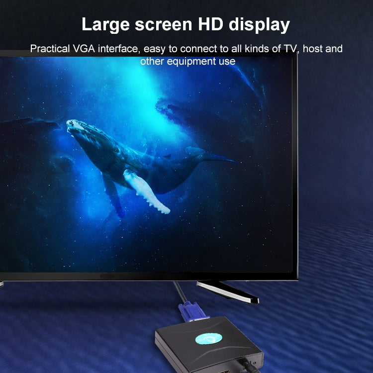 Convertidor VGA a HDMI con audio (FY1316), VGA to HDMI